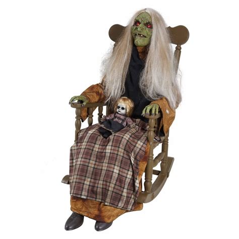 Make a Statement with the Rocking Chair Witch Animatronic